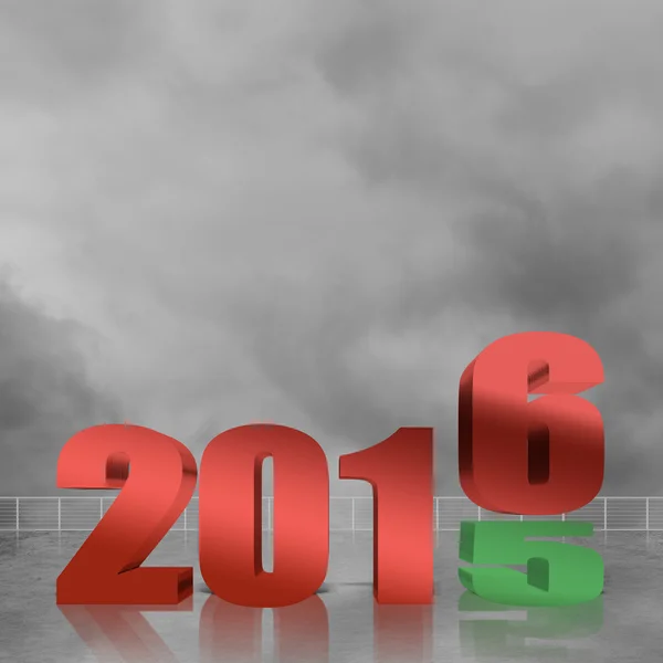 New year of 2016 — Stock Photo, Image