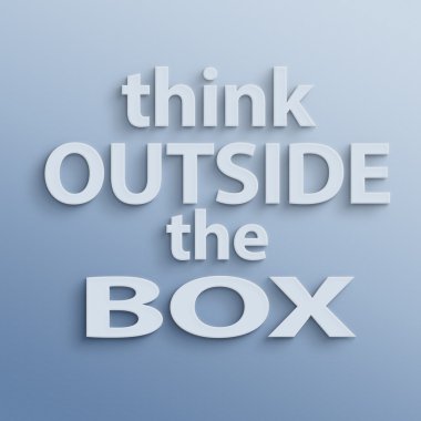 Kutunun dışını düşün.