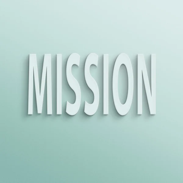 Mission — Stockfoto