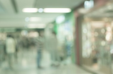 Alışveriş merkezinin soyut arkaplanı