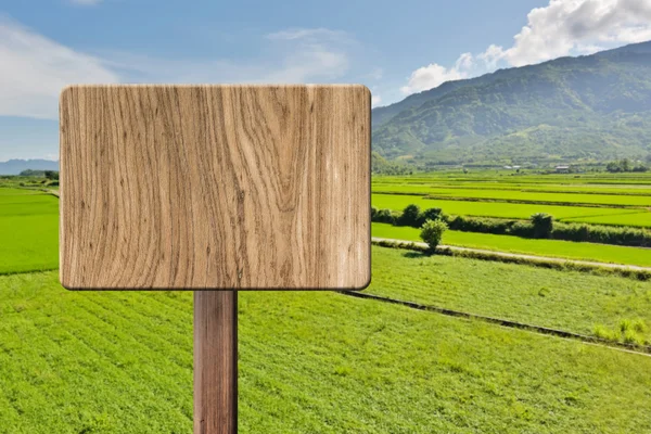 Blank wooden sign — Stock Photo, Image