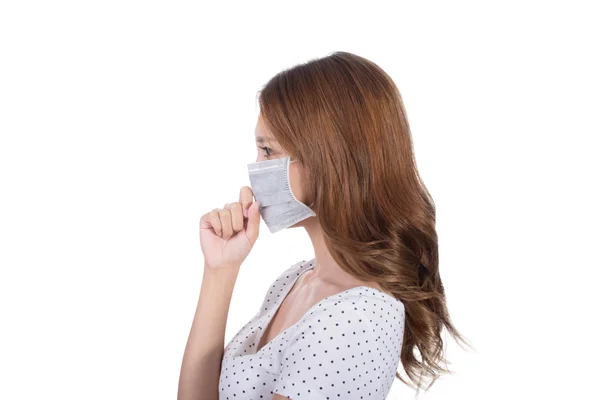 Woman in mask — Stock Photo, Image