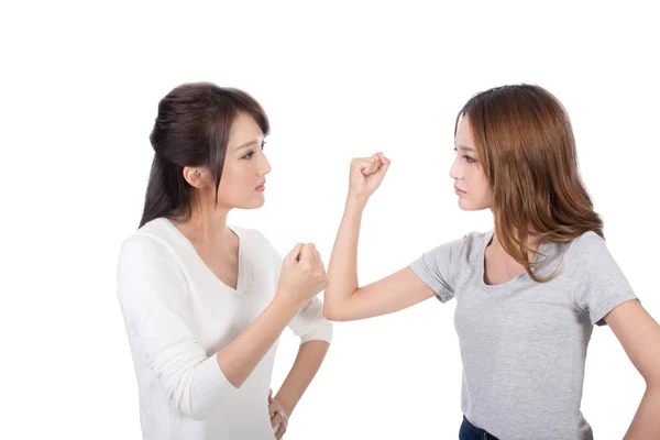 Duas mulheres discutindo — Fotografia de Stock