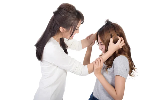 Aziatische vrouwen strijd — Stockfoto