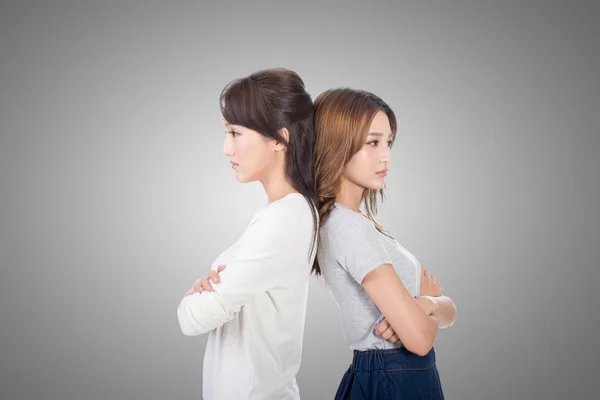 Unhappy Asian women — Stock Photo, Image