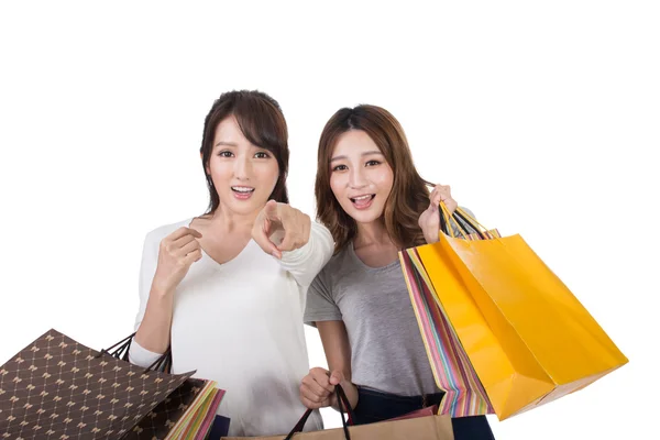 Asiatische Shoppingfrau — Stockfoto