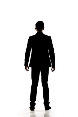 İş adamının silueti