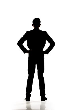 İş adamının silueti