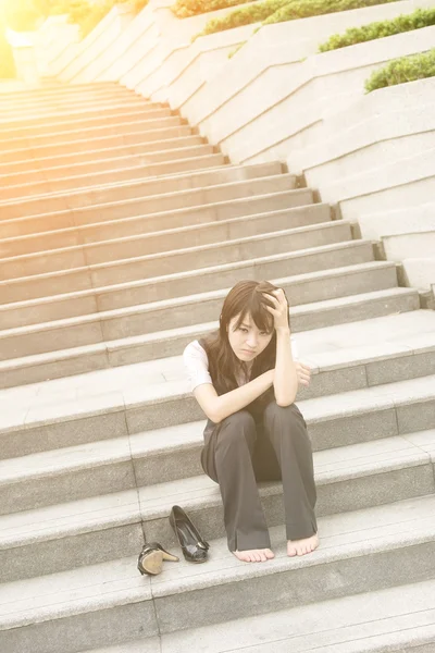 Retrato de mujer asiática — Foto de Stock