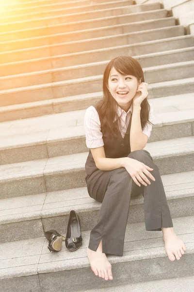 Business woman rest — Stock Photo, Image