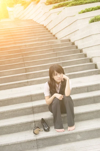 Retrato de mujer asiática — Foto de Stock