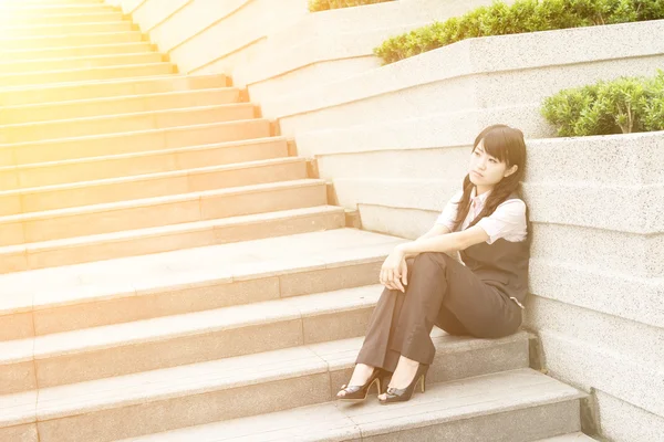 Retrato de mujer asiática — Foto de Stock