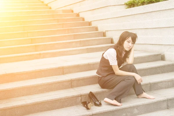 Retrato de mujer asiática — Foto de Stock