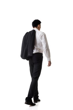 iş adamı tutun ceket 