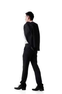 iş adamı tutun ceket 