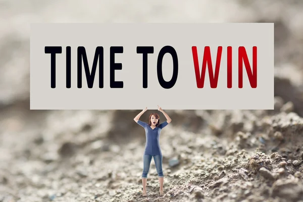 Time to win — Stock Photo, Image