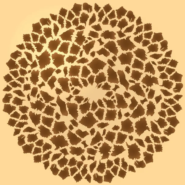 Seamless giraffe fur background — Stock Vector