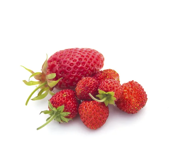 Fresh Strawberries on white — Stock Photo, Image