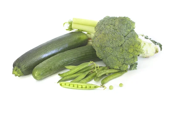 Свіжі зелені весняні овочі — стокове фото