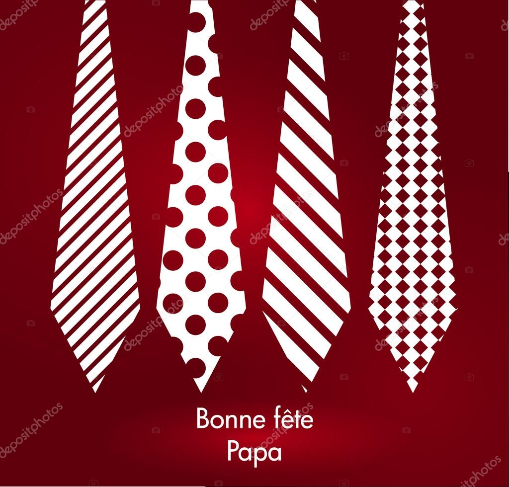 Fathers day blue background with ties