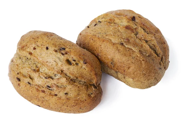 Two oatmeal buns — Stock Photo, Image