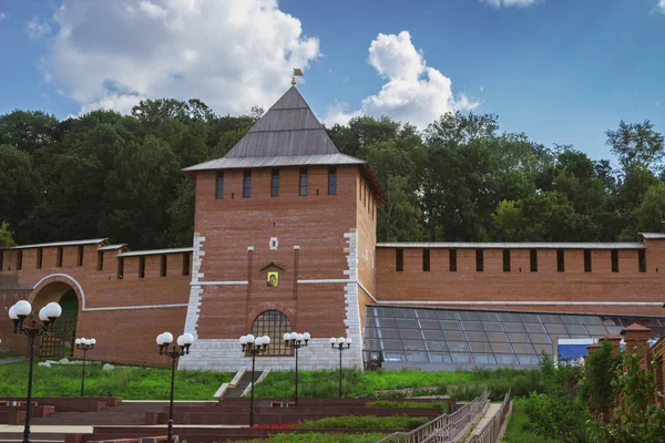 Torre restaurata di Nizhny Novgorod Cremlino in Russia — Foto Stock