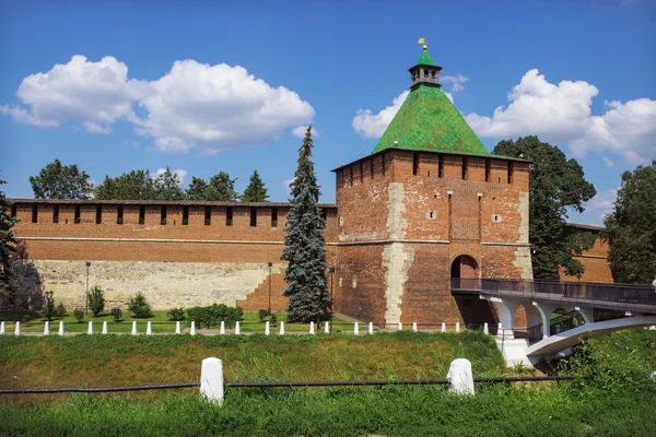 RUSSIA, NIZHNY NOVGOROD: Rectangular Nicholas Tower of Nizhny No — Stock Photo, Image