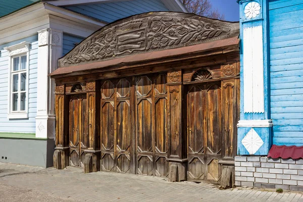 Gorodets Rusland Apr 2021 Attracties Van Stad Poort Met Oud — Stockfoto