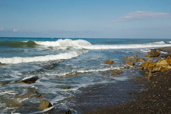 Autumn Storm Black Sea Coast Russia September — Stock Photo, Image