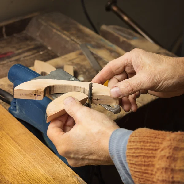 Holzgriffe für Möbel aus Erle — Stockfoto