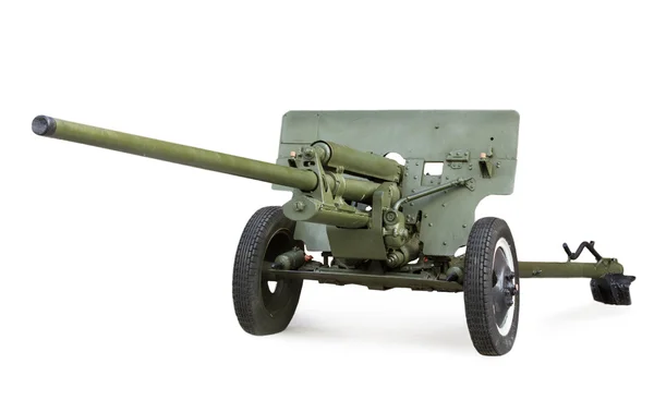 Sovjetiskt anti-tank 57mm pistol VMS-2 under andra världskriget — Stockfoto