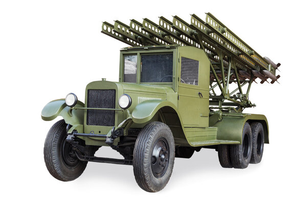 Soviet Jet system of volley fire during second world war "Katyus