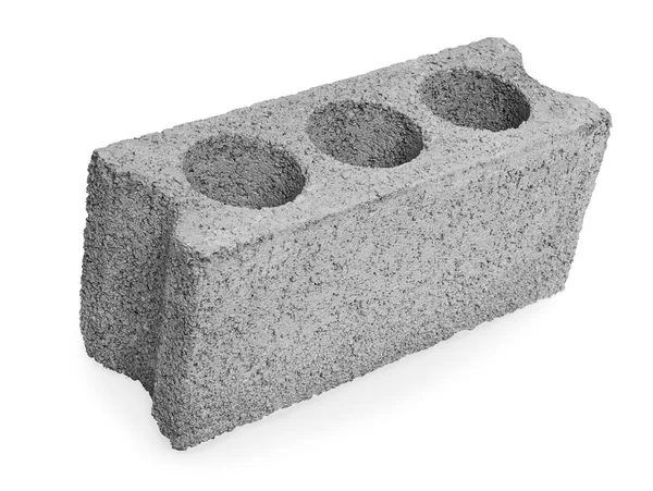 Concrete hollow block construction — Stock Photo, Image