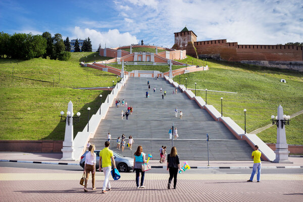 Chkalov staircase. Nizhny Novgorod. Russia