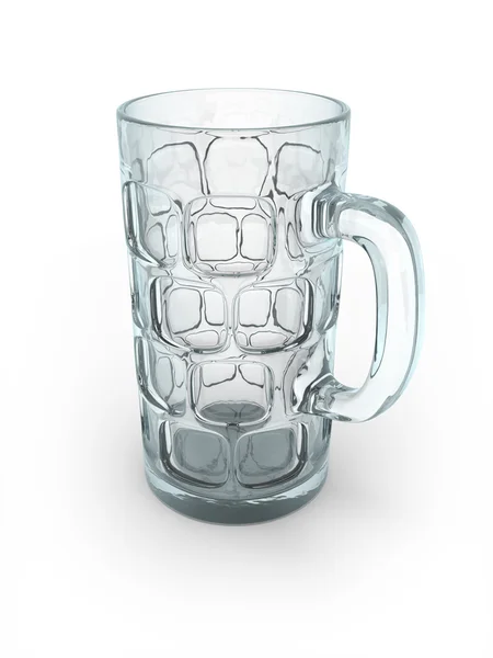 Ilustración 3D del vaso de cerveza — Foto de Stock