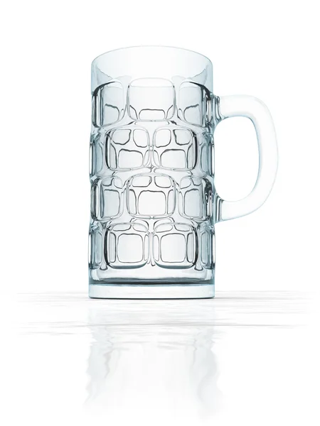 Ilustración 3D del vaso de cerveza — Foto de Stock