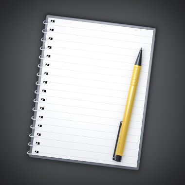 Illustrartion not defteri ve ballpen