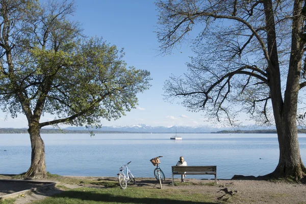 Woman having a rest — Stock Photo, Image