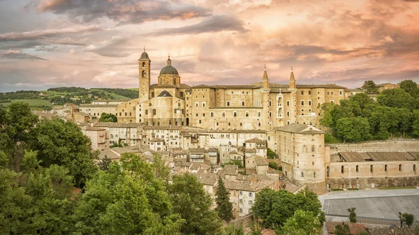 Urbino Marche in Italia — Foto Stock