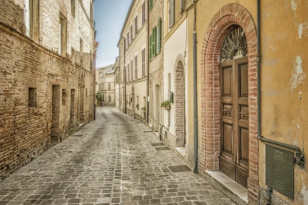 Τυπικό ιταλικό πόλη δρόμο — Φωτογραφία Αρχείου