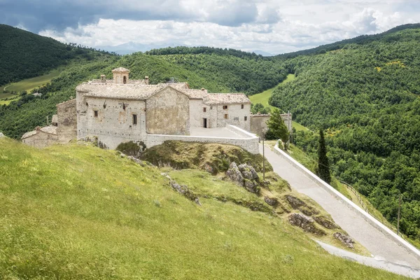 Стародавні Elcito в Італії Марке — стокове фото