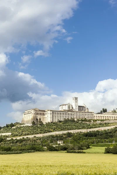 Panorama of the town of Assisi — Stock Photo, Image