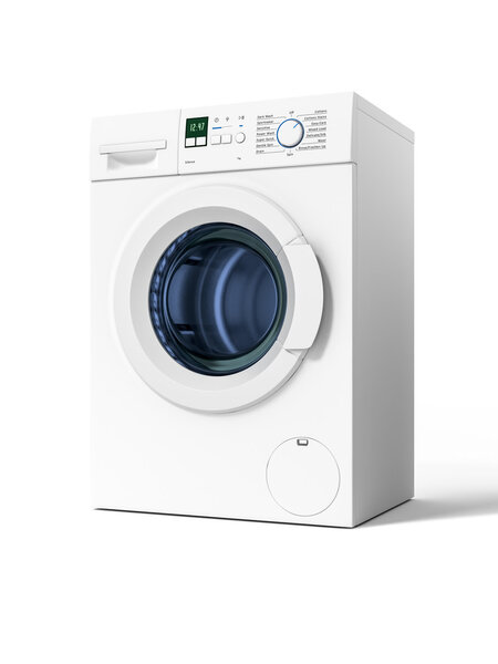 typical isolated washing machine