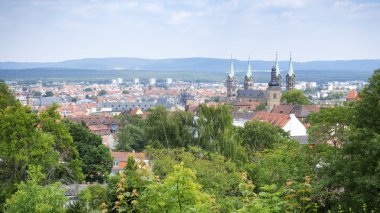 Bamberg üzerinden panoramik görünüm