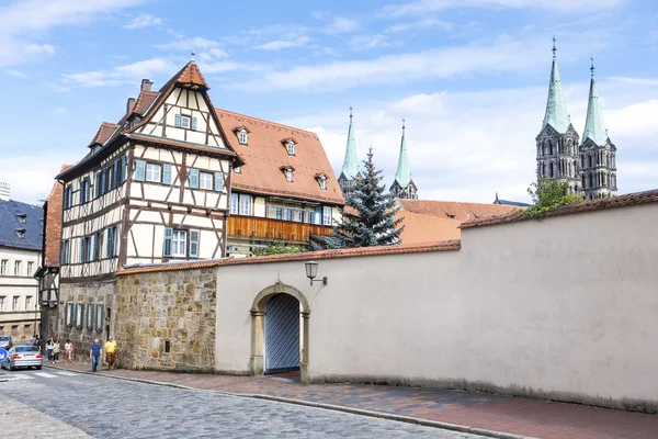 Antigua casa en Bamberg Bavaria — Foto de Stock