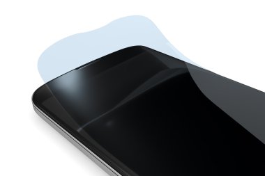 bir koruma filmi ile Smartphone