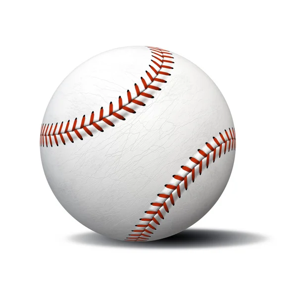 Baseball biały ball — Zdjęcie stockowe