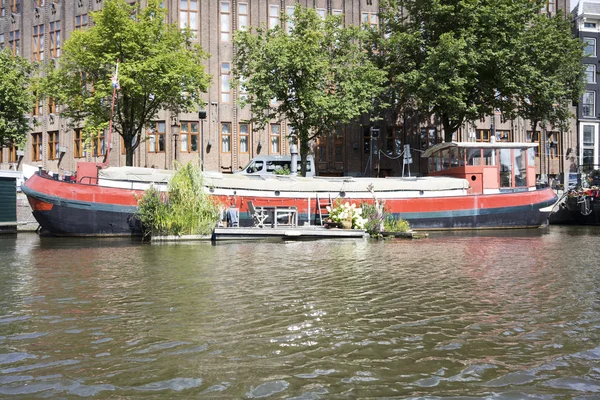 Blick auf Amsterdam-Kanäle — Stockfoto