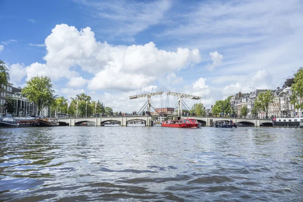 Zobacz kanałów Amsterdamu — Zdjęcie stockowe
