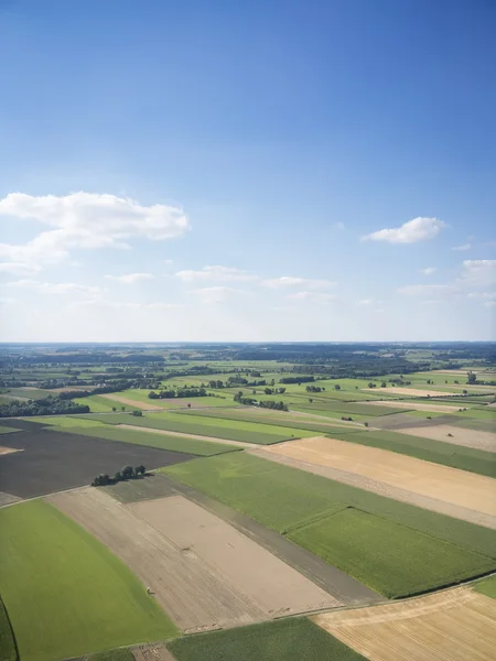 View through airplane window — Stock Photo, Image